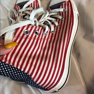 American flag converse